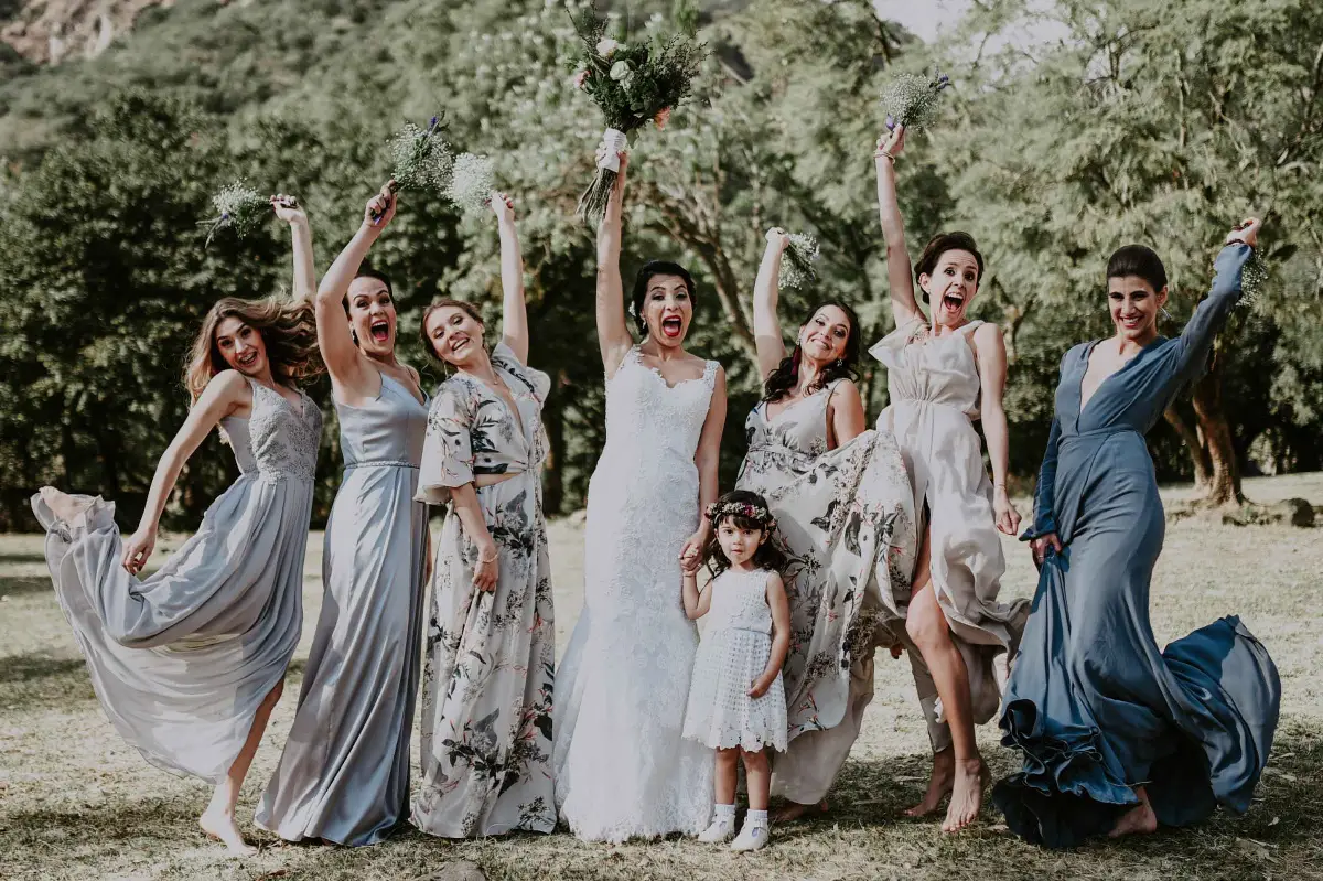 Damas de honor: ideas para un toque diferente en tu boda